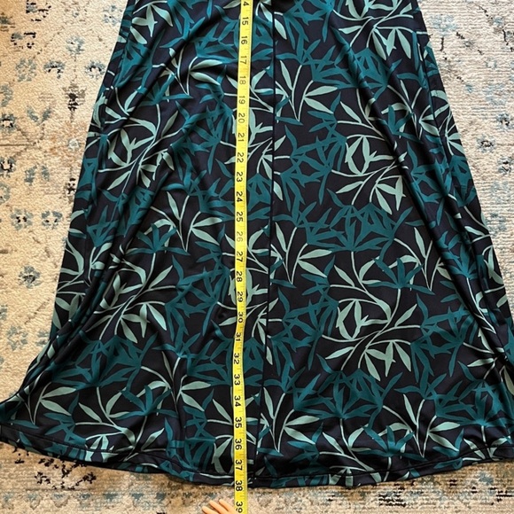 PRANA Jewel Lake Tropical Leaves Halter Dress - Picture 14 of 16